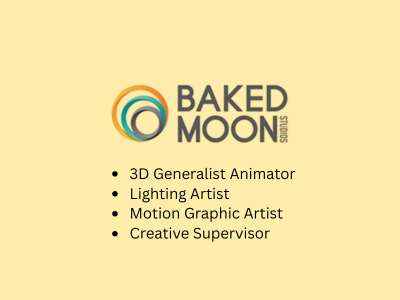 Baked Moon Studios is hiring talented professionals