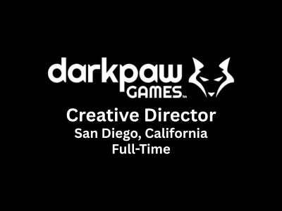 Darkpaw Games is looking for a Creative Director