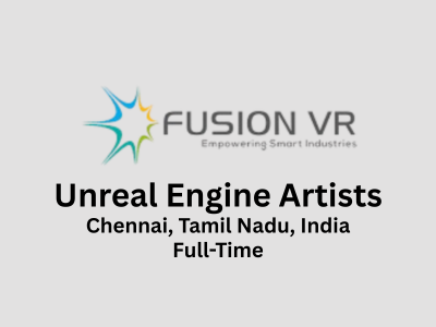 Fusion VR is seeking Unreal Engine Artists