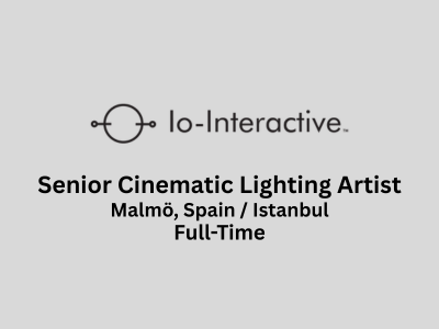 IO Interactive is looking for a Senior Cinematic Lighting Artist