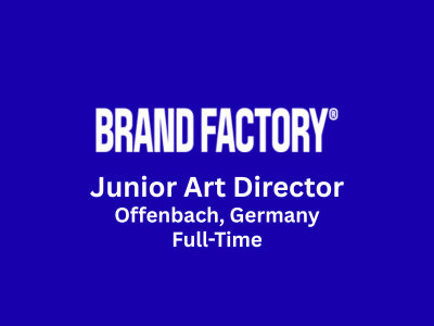 Junior Art Director required at Brand Factory