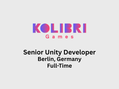 Kolibri Games is looking for a Senior Unity Developer