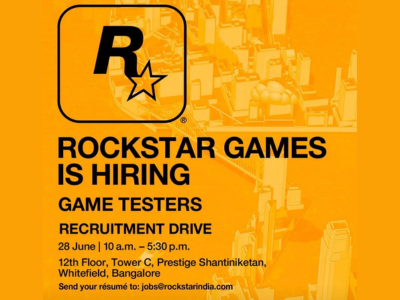 Recruitment Drive for Game Testers at Rockstar Games