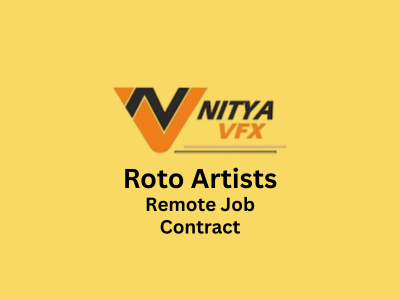 Remote job for Roto Artists at Nitya VFX Studio