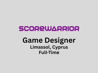 Scorewarrior Studios is looking for a Game Designer