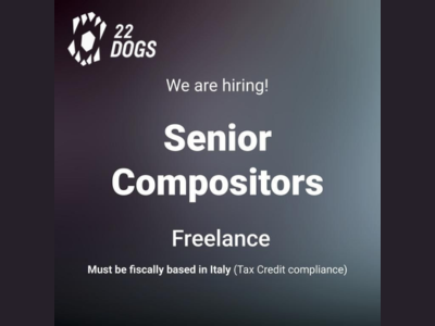 Senior Compositor required at 22Dogs Studio
