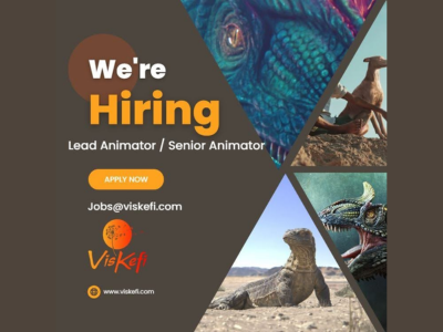 VISKEFI is looking for a LeadSenior Animator 