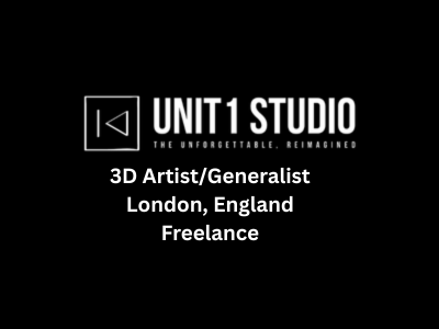 3D Artist Generalist job opening
