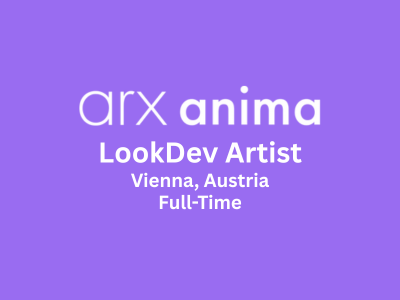 Arx Anima is looking for a LookDev Artist