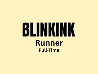 Blinkink Studios is looking for a Runner