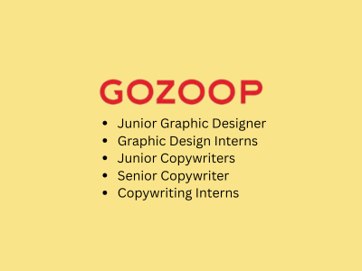 GOZOOP Group is looking for professionals