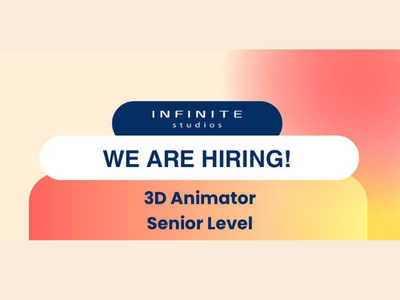 Infinite Studios is looking for a 3D Animator