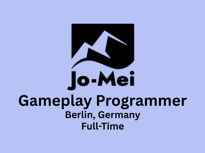 Jo-Mei Studios is seeking a Gameplay Programmer