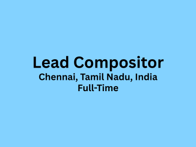 Job opening for Lead Compositor