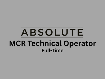 MCR Technical Operator required at Absolute Studios