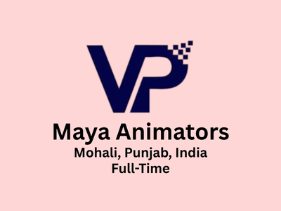Maya Animators are required at Veray Productions