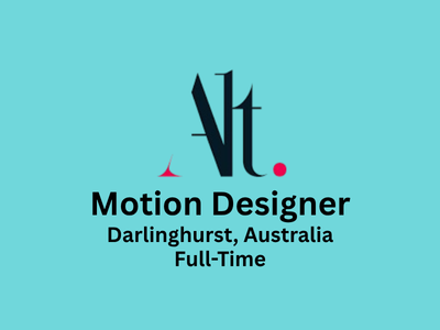 Motion Designer required at Alt VFX