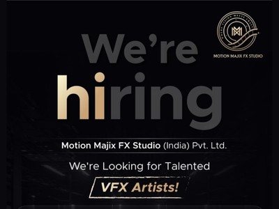 Motion Majix FX Studio is hiring VFX Artists