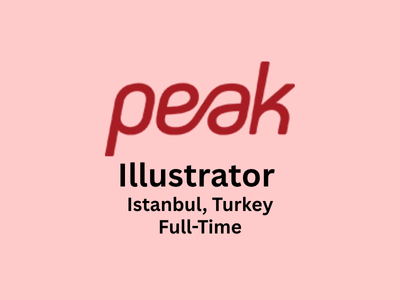 Peak Studios is looking for an Illustrator 