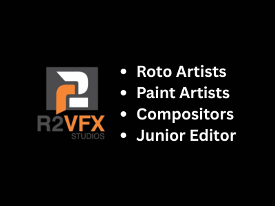 R2VFX Studios looking for experienced professionals