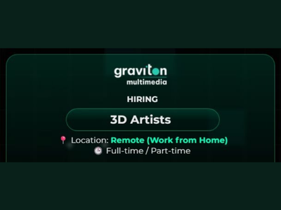 Remote job for 3D Artists at Graviton Multimedia