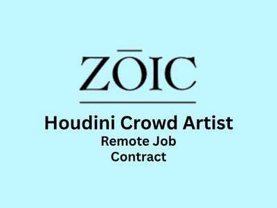 Remote job for Houdini Crowd Artist at Zoic Studios