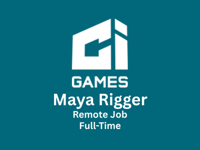 Remote job for Maya Rigger at CI Games