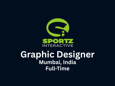 Sportz Interactive is hiring a Graphic Designer