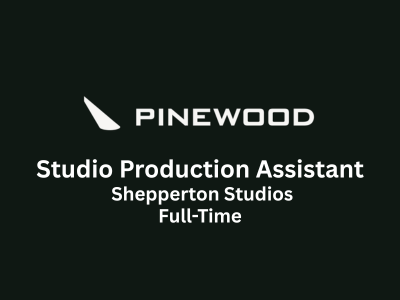 Studio Production Assistant required at Pinewood Group