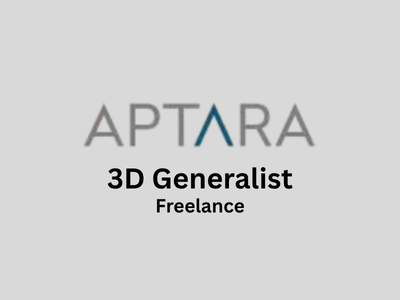 3D Generalist required at Aptara Studios