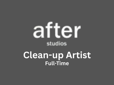 After Studios is hiring a Clean-up Artist