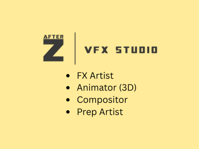 AfterZ VFX Studio is looking for professionals