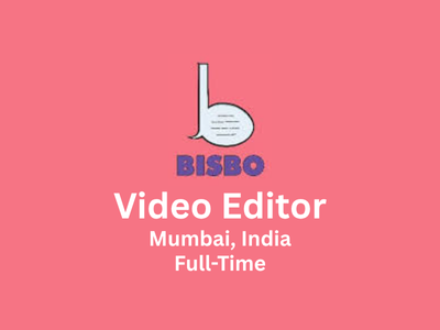 Bisbo World is hiring a Video Editor