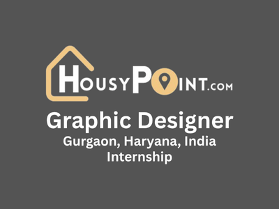Internship opportunity for a Graphic Designer at Housy Point