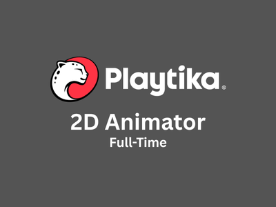 Playtika Studios is seeking a 2D Animator