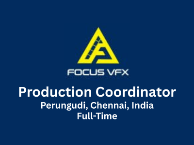 Production Coordinator required at Focus VFX