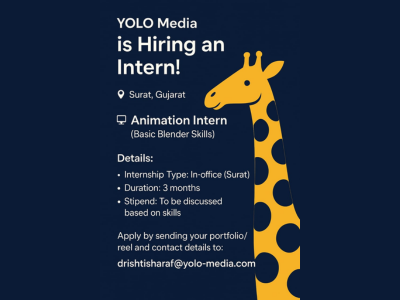 YOLO Media is looking for an Animation Intern
