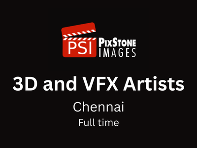 Pixstone Images hiring 3D and VFX artists
