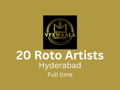 Roto Artist Jobs Hyderabad ny vfxwaala