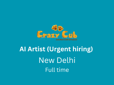 ai artist job opening