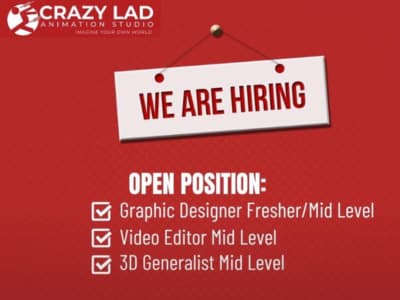 crazy lad animation jobs