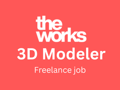 freelance 3D modelers job opening