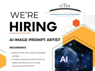 AI Image Prompt Artist Job at DTM Visual Effects