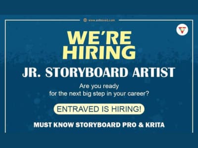 Entraved is hiring Junior Storyboard Artist