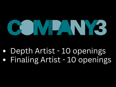 Jobs for Depth and Finaling Artists 