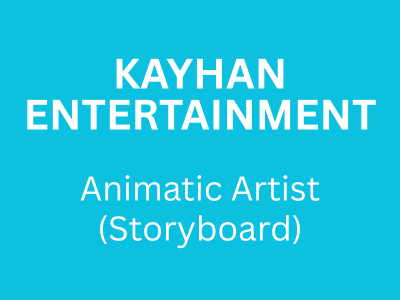 Kayhan Entertainment Animatic Artist Storyboard
