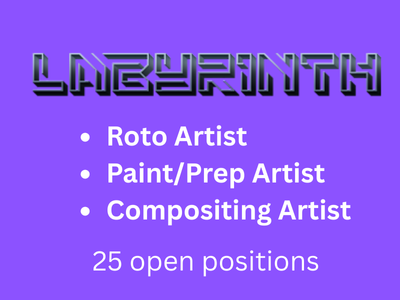 Roto Paint and Compositor Jobs