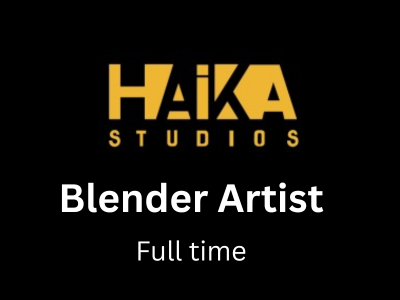 3D Blender Animator Job 