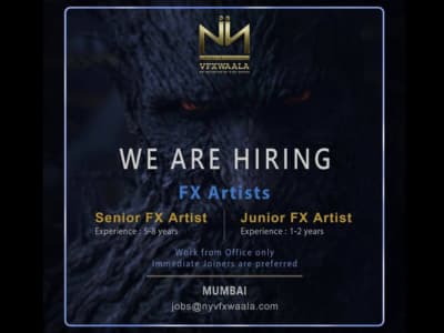 FX Artist Job Mumbai Senior Junior