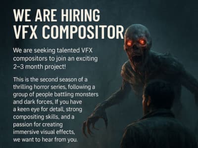 Mid Senior VFX Compositor job on contract